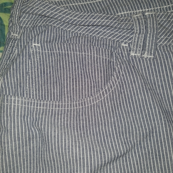 Riders by Lee pin stripe cotton Shorts Size 3xl24W - Picture 14 of 16